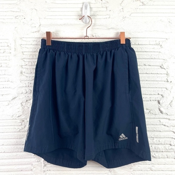 Adidas Running Shorts Navy Size Large - Picture 1 of 9